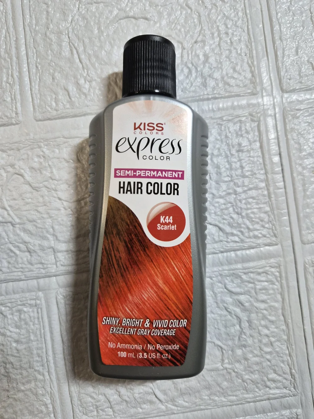 Kiss Express Semi-Permanent Hair Color - Scarlet Red